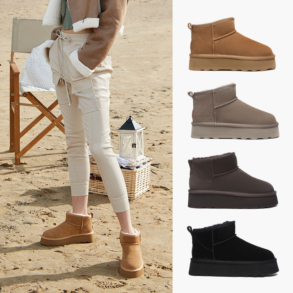[무료배송] 호주 정품 에버어그 로니 플랫폼 부츠 AS UGG AS3033